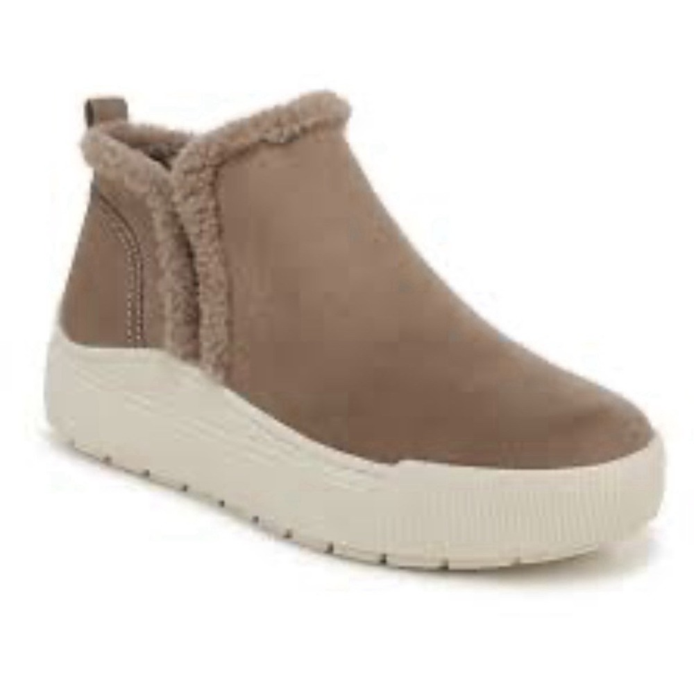 Dr. Scholl's Time Off Yo Women's Brown Cozy Ankle boots 10‎ M slip on